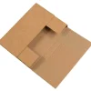 7 1/2" x 5 1/2" x 2" Easy-Fold Mailers, 50/Bundle (M752BFK)