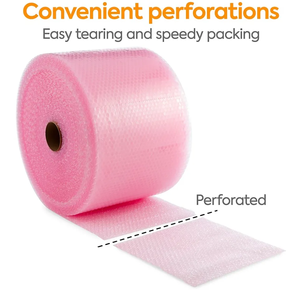 3/16" Antistatic UPS Approved Bubble Roll, Anti-Static, 12" x 175' (4072825)