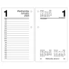 2025 AT-A-GLANCE 6" x 3.5" Daily Desk Calendar Refill, White/Black (E717R-50-25)