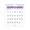 2025 AT-A-GLANCE 6.5" x 7.5" Monthly Wall Calendar, White/Purple (PM5-28-25)