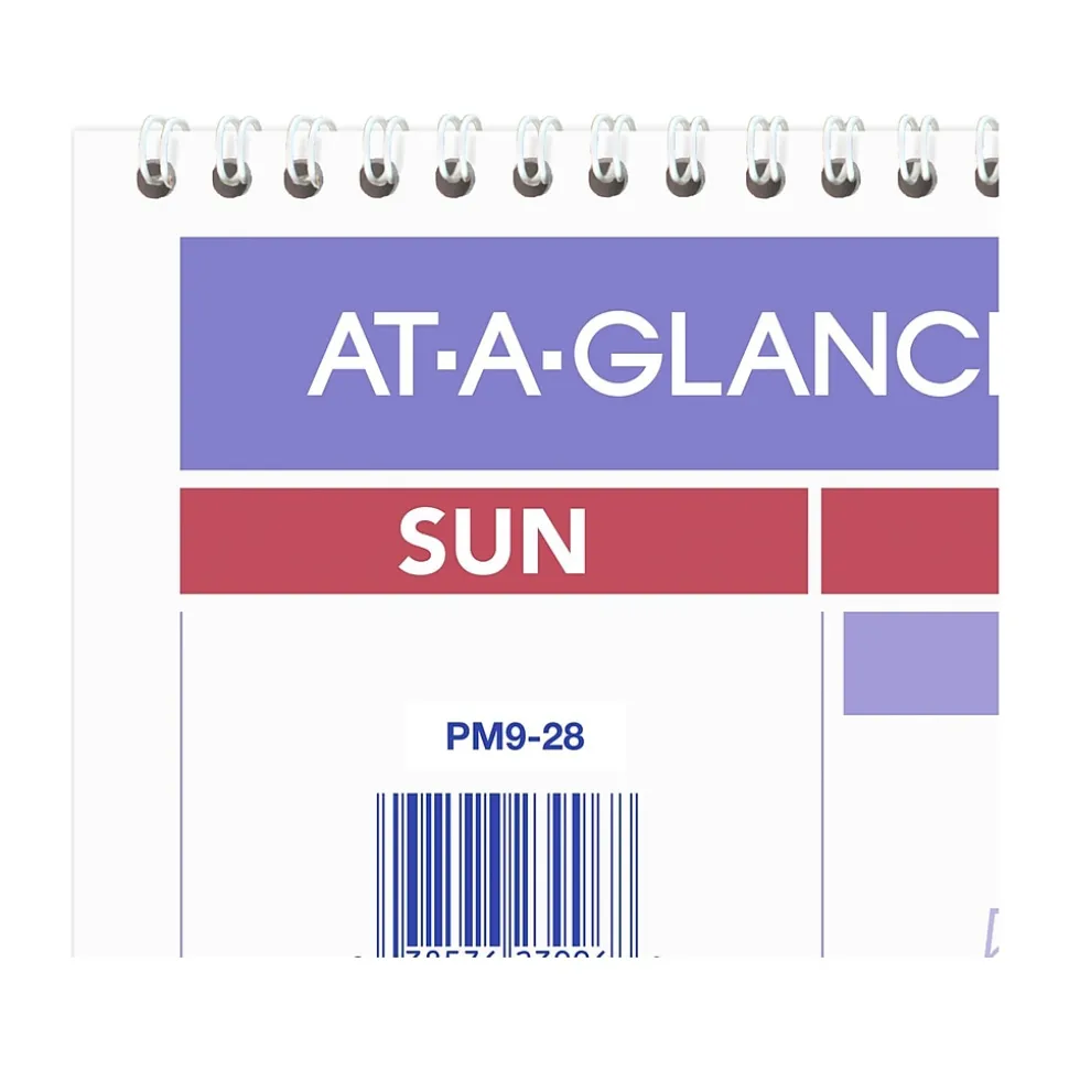 2025 AT-A-GLANCE 22" x 29" Two-Month Wall Calendar, White/Purple (PM9-28-25)