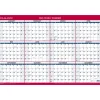 2025 AT-A-GLANCE 36" x 24" Yearly Dry Erase Wall Calendar, Reversible, White/Red (PM26-28-25)