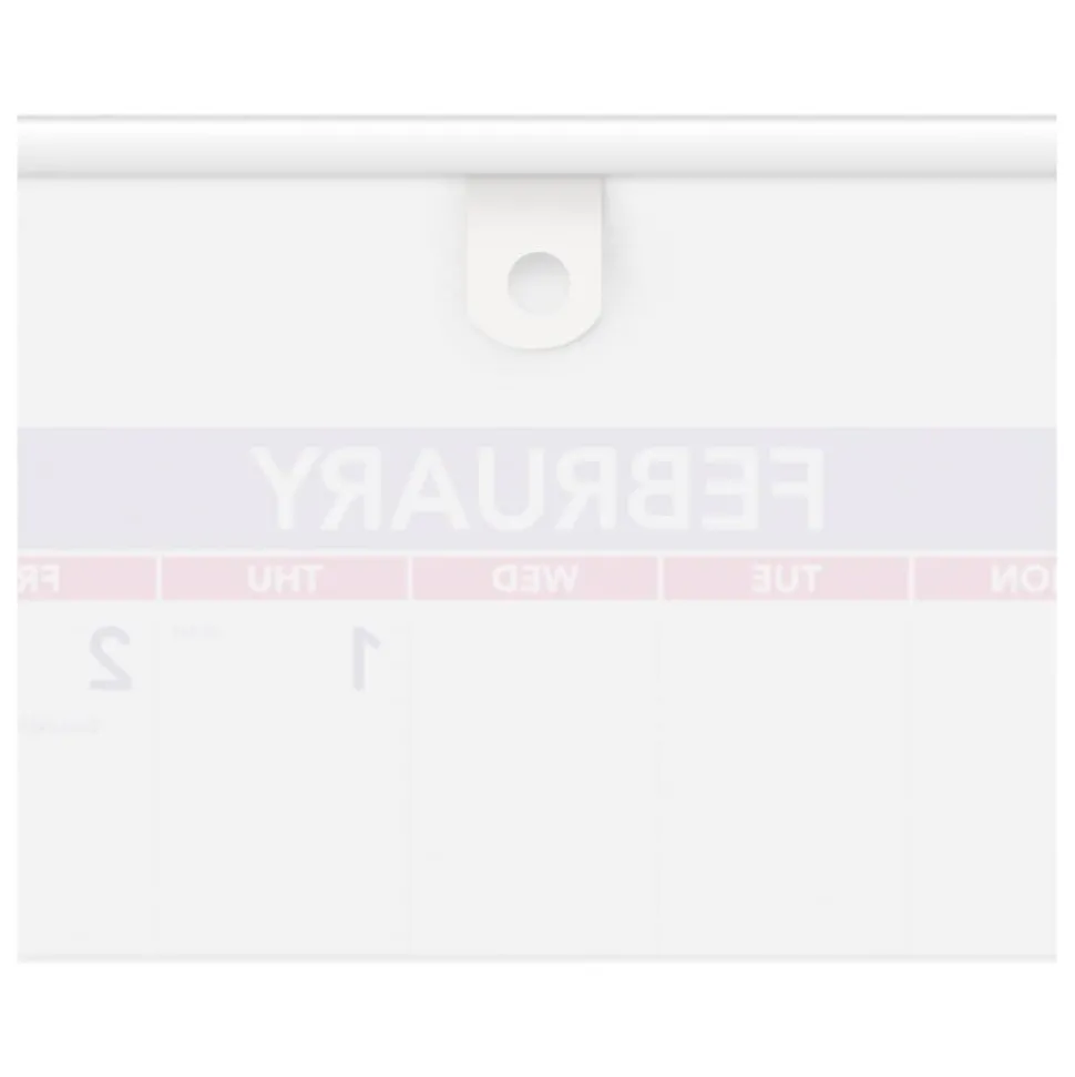 2025 AT-A-GLANCE 24" x 36" Yearly Wall Calendar, White/Purple (PM12-28-25)