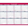 2025 AT-A-GLANCE 16" x 12" Yearly Wet-Erase Wall Calendar, Reversible, White/Red (PM330B-28-25)