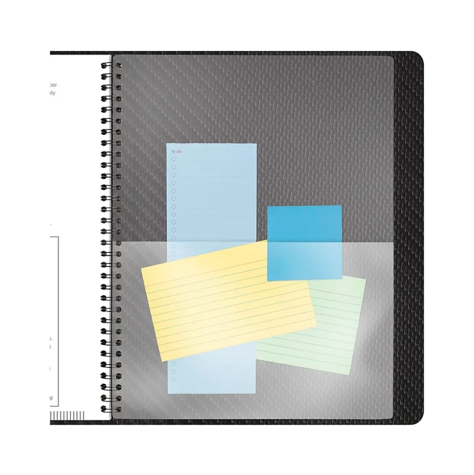 2025 AT-A-GLANCE Contemporary 9" x 11" Monthly Planner, Faux Leather Cover, Charcoal (70-260X-45-25)