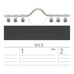 2025 AT-A-GLANCE Contemporary 15" x 12" Monthly Wall Calendar, White/Black (PM8X-28-25)