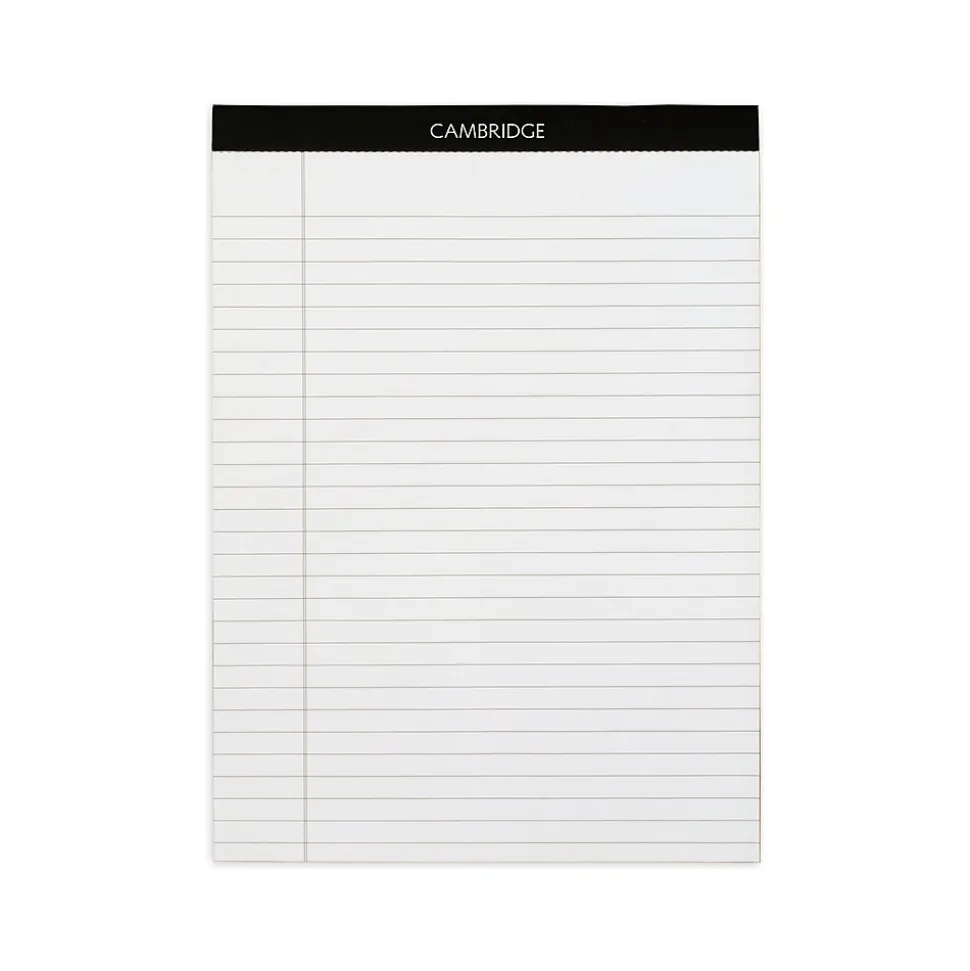 2025 AT-A-GLANCE Executive 11" x 9" Monthly Padfolio Refill, White/Black (70-909-10-25)