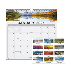 2025 AT-A-GLANCE Landscape 12" x 12" Monthly Wall Calendar, (88200-25)