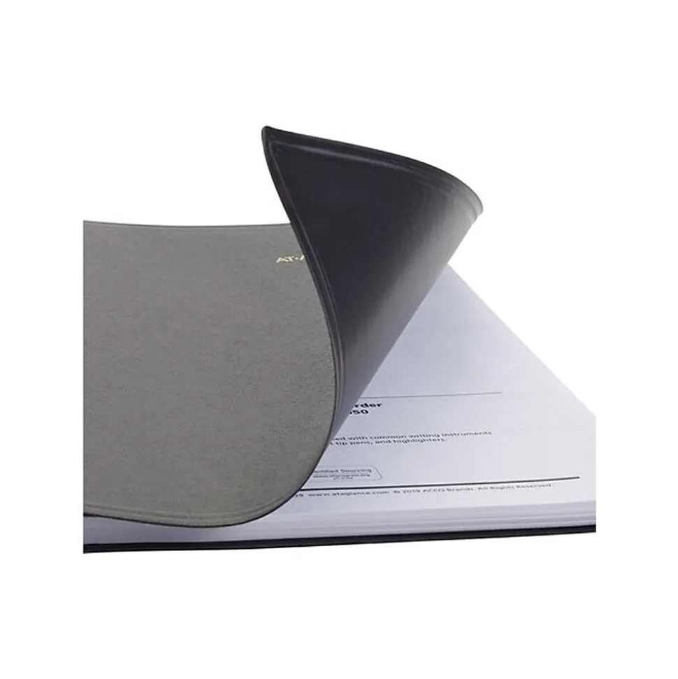 2025 AT-A-GLANCE Large Print 7" x 8.75" Monthly Planner, Faux Leather Cover, Black (70-LP09-05-25)