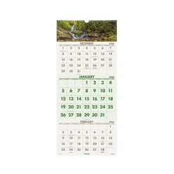 2025 AT-A-GLANCE Scenic 12" x 27" Three-Month Wall Calendar (DMW503-28-25)