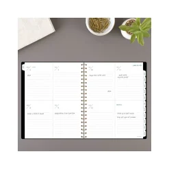 2025 AT-A-GLANCE Signature Lite 8.5" x 11" Weekly & Monthly Planner, Poly Cover, Black (YP905L-05-25)