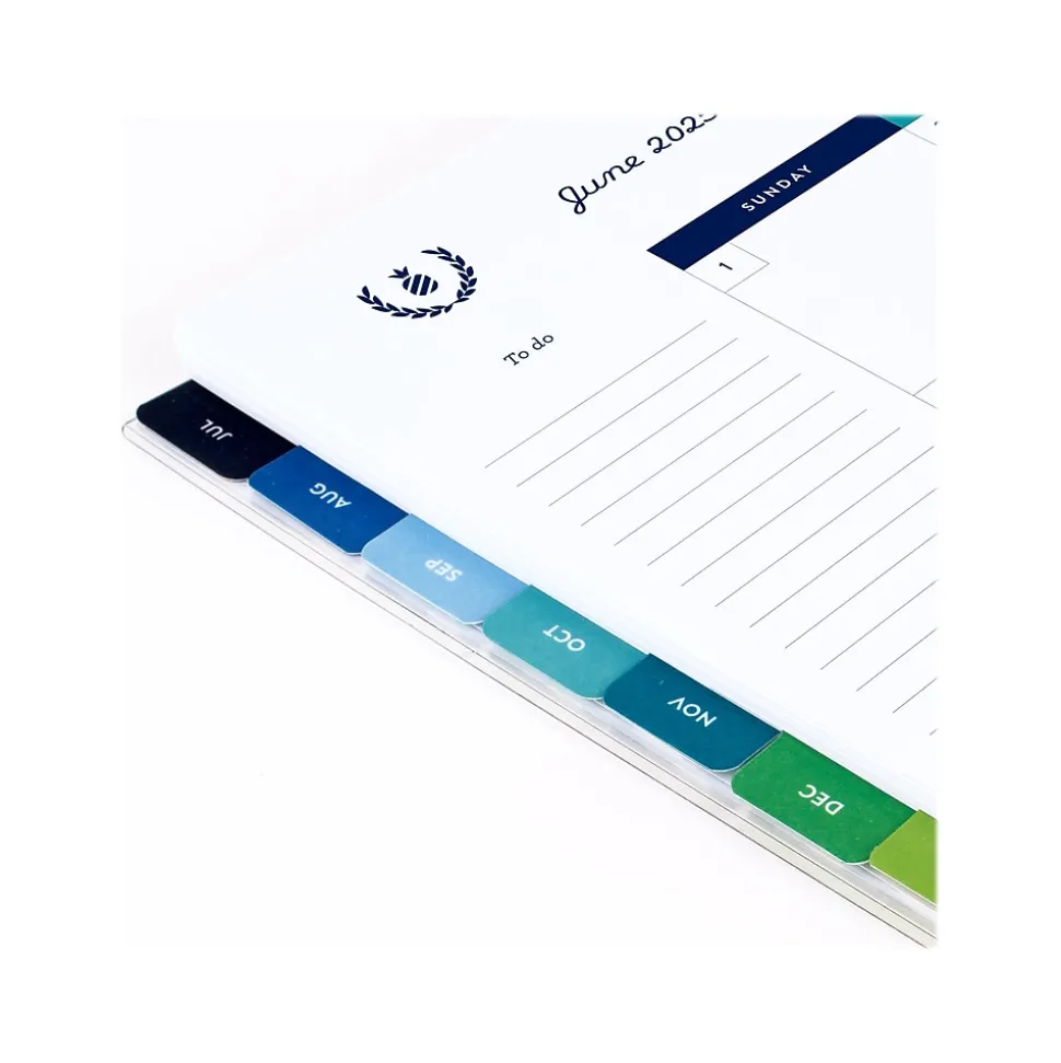 2024-2025 AT-A-GLANCE Simplified by Emily Ley Gingham 8.5" x 11" Academic Weekly & Monthly Planner, Blue/White (EL26-901A-25)