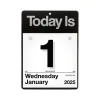 2025 AT-A-GLANCE Today Is 6.63" x 9.13" Daily Wall Calendar, White/Black (K1-00-25)