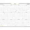 2025 AT-A-GLANCE WallMates 24" x 18" Yearly Dry-Erase Wall Calendar, White/Gray (AW5060-28-25)