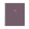 2025 Blue Sky 8" x 10" Monthly Planner, Plastic Cover, Purple (150780)