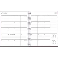 2025 Blue Sky 8" x 10" Monthly Planner, Plastic Cover, Purple (150780)