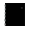 2025 Blue sky 8" x 10" Monthly Planner, Plastic Cover, Black (150853)