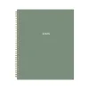 2025 Blue Sky 8.5" x 11" Weekly & Monthly Planner, Plastic Cover, Linden Green (148236)