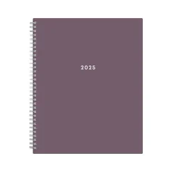 2025 Blue Sky 8.5" x 11" Weekly & Monthly Planner, Plastic Cover, Purple (150539)