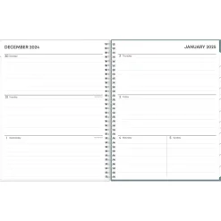 2025 Blue Sky Amitza Blue 8.5" x 11" Weekly & Monthly Planner, Plastic Cover, Blue/White (148765-25)