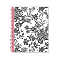 2024-2025 Blue Sky Analeis 8.5" x 11" Academic Weekly & Monthly Planner, Plastic Cover, Black/White (130606-A25)