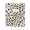 2024-2025 Blue Sky Ashley G Leopard Black 8.5" x 11" Academic Weekly & Monthly Planner, Plastic Cover, Black/Beige