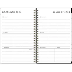 2025 Blue Sky Ashley G Small Dots 5" x 8" Weekly & Monthly Planner, Plastic Cover, Multicolor (148248)
