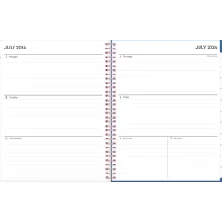 2024-2025 Blue Sky Brandice 8.5" x 11" Academic Weekly & Monthly Planner, Plastic Cover, Multicolor (146847)