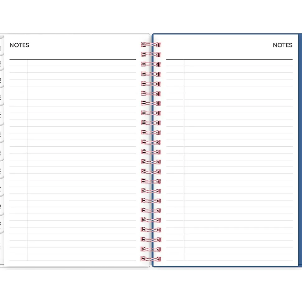 2024-2025 Blue Sky Brandice 5" x 8" Academic Weekly & Monthly Planner, Plastic Cover, Multicolor (146853)