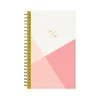 2024-2025 Blue Sky Cali Pink 5" x 8" Academic Weekly & Monthly Planner, Plastic Cover, Pink/White (130621-A25)