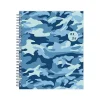 2024-2025 Blue Sky Camo 7" x 9" Academic Weekly & Monthly Student Planner, Plastic Cover, Blue (145095)