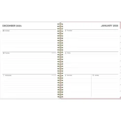 2025 Blue Sky Checkerboard 8.5" x 11" Weekly & Monthly Planner, Plastic Cover, Multicolor (152476)