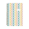 2025 Blue Sky Checkerboard 5" x 8" Weekly & Monthly Planner, Plastic Cover, Multicolor (152477)