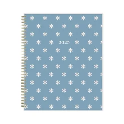 2025 Blue Sky Cocolie 8.5" x 11" Weekly & Monthly Planner, Plastic Cover, Blue/White (148256)