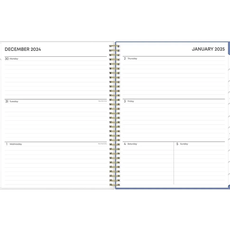 2025 Blue Sky Cocorrina 8.5" x 11" Weekly & Monthly Planner, Plastic Cover, Multicolor (143696-25)