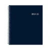 2024-2025 Blue Sky Collegiate 8" x 10" Academic Monthly Planner, Plastic Cover, Navy (148674-A25)