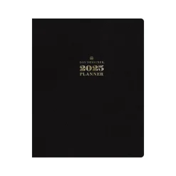 2025 Blue Sky Day Designer 8" x 10" Weekly & Monthly Planner, Faux Leather Cover, Black (148125)