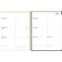2025 Blue Sky Day Designer Austen 8.5" x 11" Weekly Planner, Plastic Cover, Multicolor (148128)