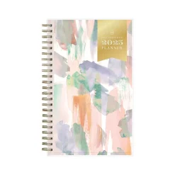 2025 Blue Sky Day Designer Breeze 5" x 8" Weekly & Monthly Planner, Plastic Cover, Multicolor (148124)