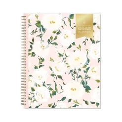 2025 Blue Sky Day Designer Roses Blush 8.5" x 11" Weekly & Monthly Planner, Plastic Cover, Multicolor (140092-25)