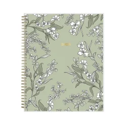 2025 Blue Sky Day Designer The Everygirl Tuberose 8.5" x 11" Weekly Planner, Plastic Cover, Green/White (150775)