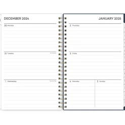 2025 Blue Sky Dellania 5" x 8" Weekly & Monthly Planner, Plastic Cover, Multicolor (148215)