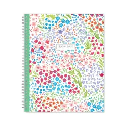 2024-2025 Blue Sky Ditsy Dapple Light 8.5" x 11" Academic Weekly & Monthly Teacher Planner, Plastic Cover, Multicolor
