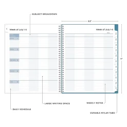 2024-2025 Blue Sky Ditsy Dapple Light 8.5