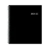 2024-2025 Blue Sky Enterprise 8" x 10" Academic Monthly Planner, Plastic Cover, Black (130615-A25)