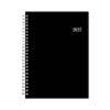 2025 Blue Sky Enterprise 5.88" x 8.63" Weekly & Monthly Planner, Plastic Cover, Black (131793-25)