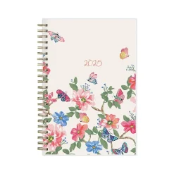2025 Blue Sky Fly By 5" x 8" Weekly & Monthly Planner, Plastic Cover, Multicolor (140196-25)
