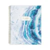 2024-2025 Blue Sky Gemma 8.5" x 11" Academic Weekly & Monthly Planner, Plastic Cover, Blue/White (118177-A25)