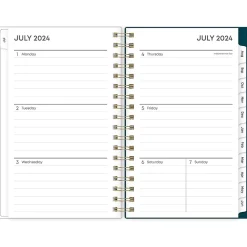 2024-2025 Blue Sky Greta 3.63" x 6.13" Academic Weekly & Monthly Planner, Plastic Cover, Multicolor (146841)