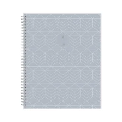 2025 Blue Sky inkWELL Press Chevy Fog 8.5" x 11" Weekly & Monthly Planner, Plastic Cover, Gray/White (147980)